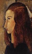 Amedeo Modigliani portrait of Jeanne Hebuterne France oil painting reproduction